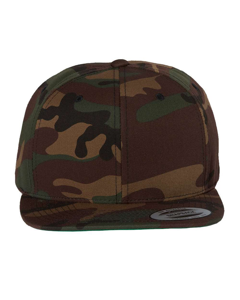 Yupoong Adult 6-Panel Structured Flat Visor Classic Snapback - The Collegiate Lineup