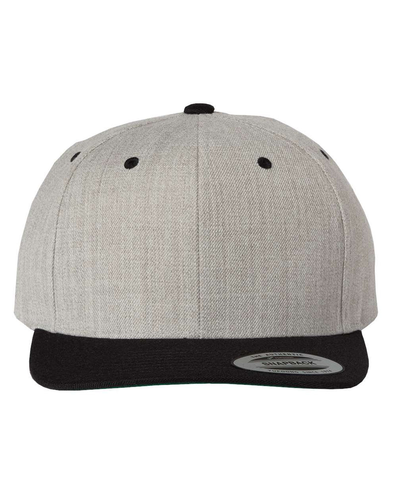 Yupoong Adult 6-Panel Structured Flat Visor Classic Snapback - The Collegiate Lineup