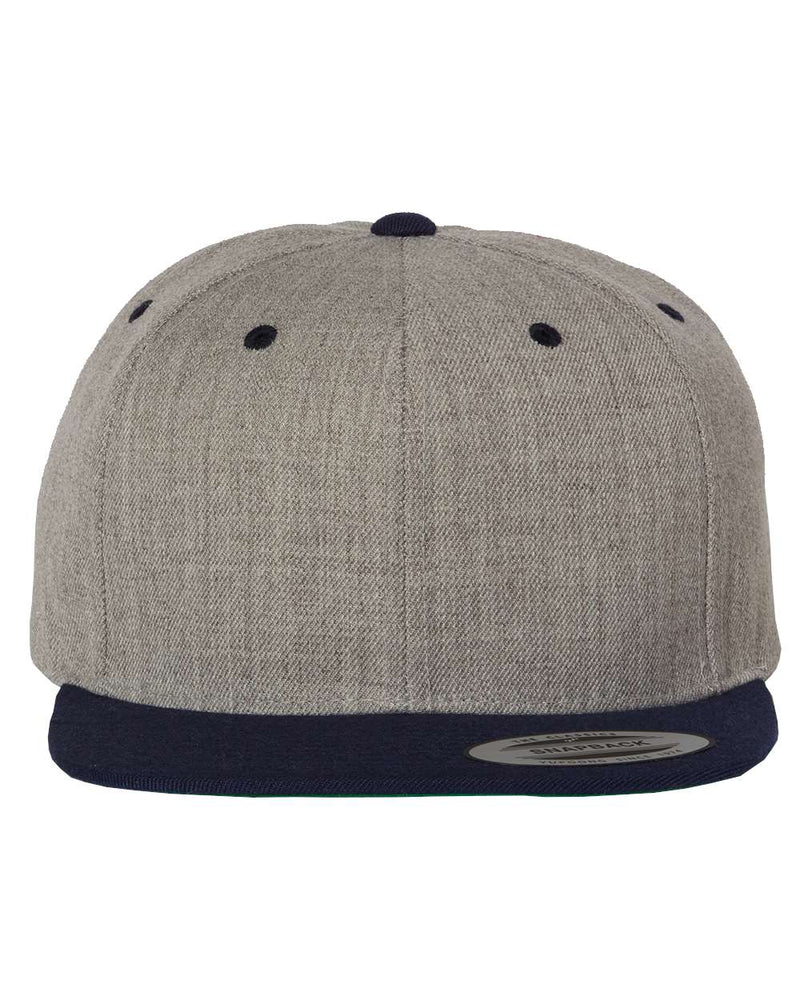 Yupoong Adult 6-Panel Structured Flat Visor Classic Snapback - The Collegiate Lineup