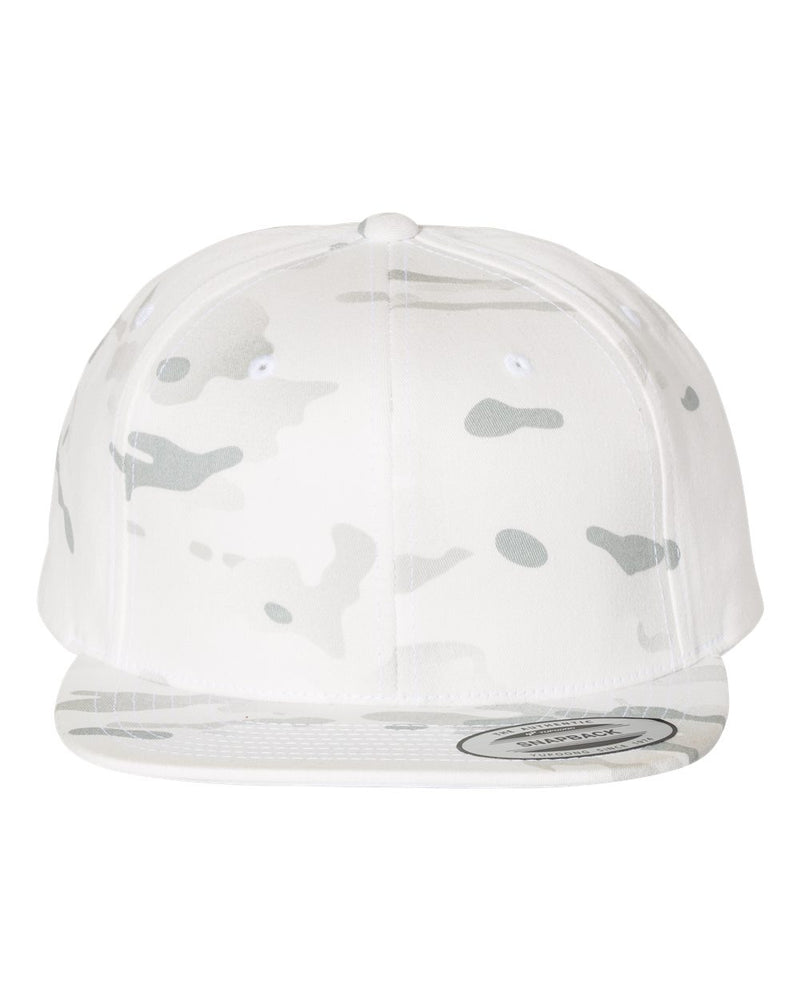 Yupoong Adult 6-Panel Structured Flat Visor Classic Snapback - The Collegiate Lineup