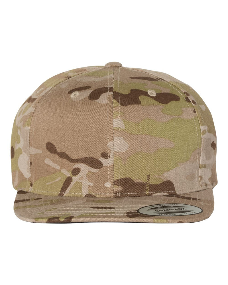 Yupoong Adult 6-Panel Structured Flat Visor Classic Snapback - The Collegiate Lineup