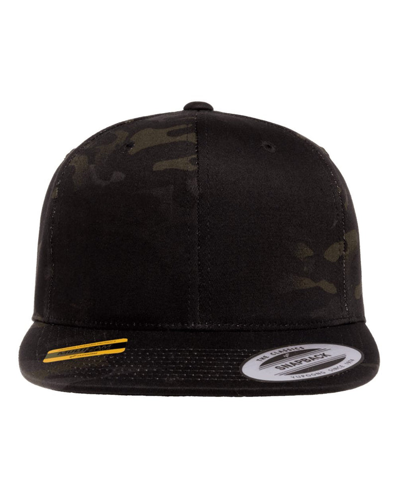 Yupoong Adult 6-Panel Structured Flat Visor Classic Snapback - The Collegiate Lineup