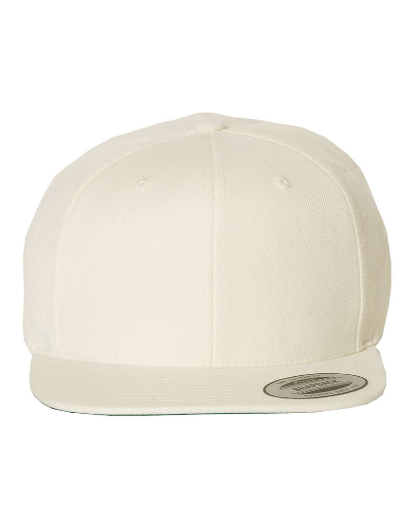 Yupoong Adult 6-Panel Structured Flat Visor Classic Snapback - The Collegiate Lineup