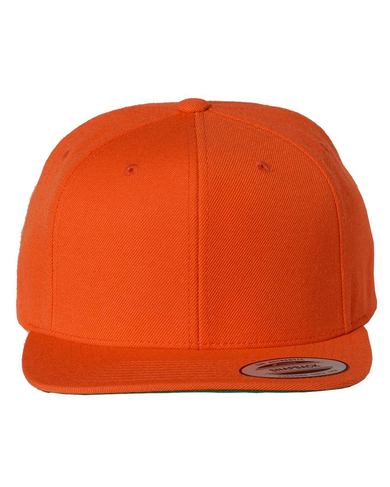 Yupoong Adult 6-Panel Structured Flat Visor Classic Snapback - The Collegiate Lineup