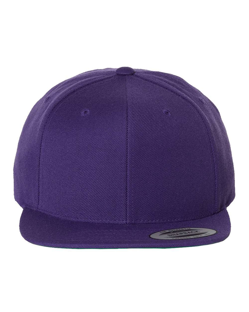 Yupoong Adult 6-Panel Structured Flat Visor Classic Snapback - The Collegiate Lineup