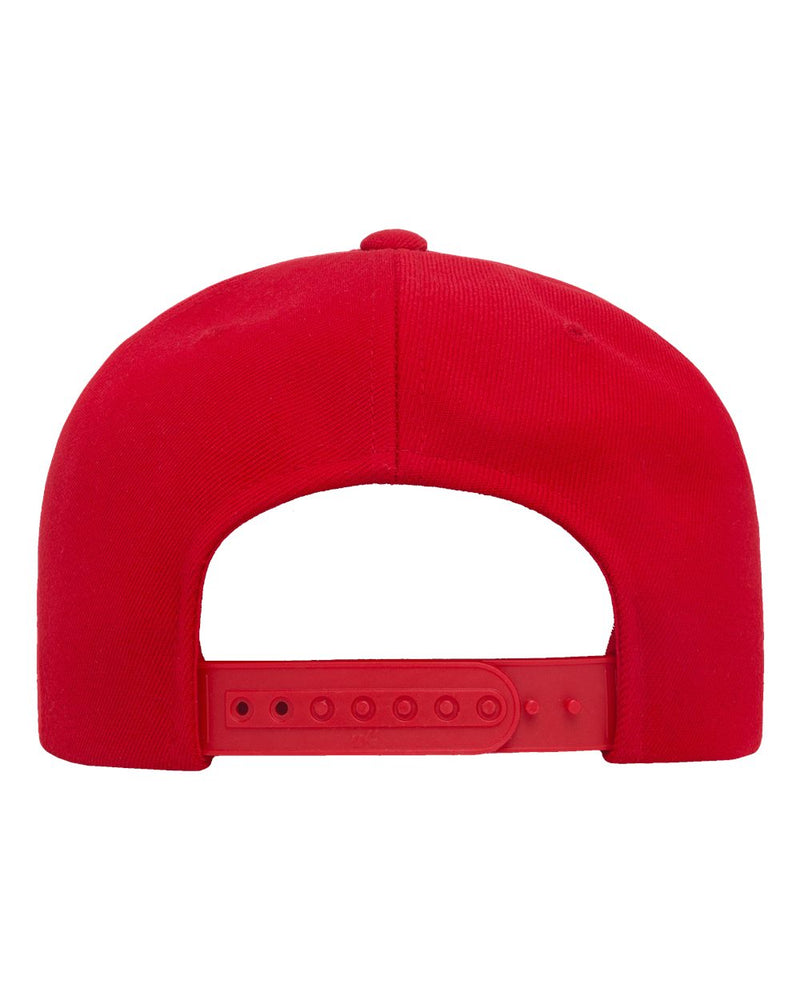 Yupoong Adult 6-Panel Structured Flat Visor Classic Snapback - The Collegiate Lineup