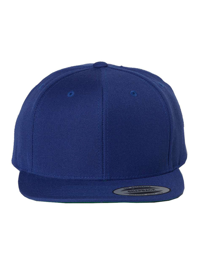 Yupoong Adult 6-Panel Structured Flat Visor Classic Snapback - The Collegiate Lineup