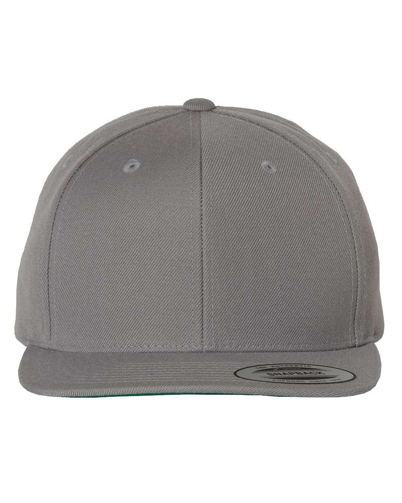 Yupoong Adult 6-Panel Structured Flat Visor Classic Snapback - The Collegiate Lineup