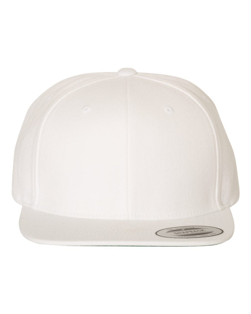 Yupoong Adult 6-Panel Structured Flat Visor Classic Snapback - The Collegiate Lineup