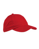 Big Accessories 6-Panel Brushed Twill Unstructured Cap