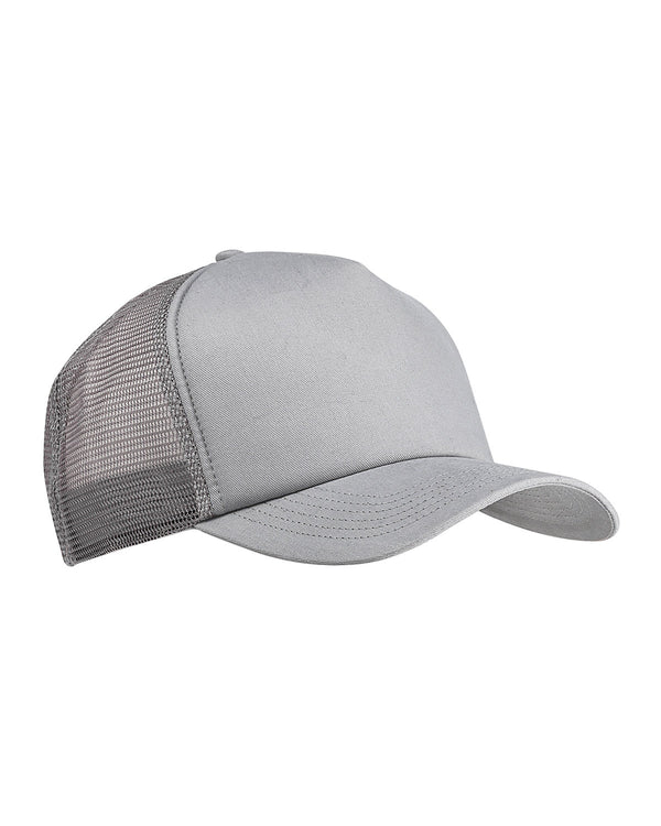 Big Accessories 5-Panel Twill Trucker Cap