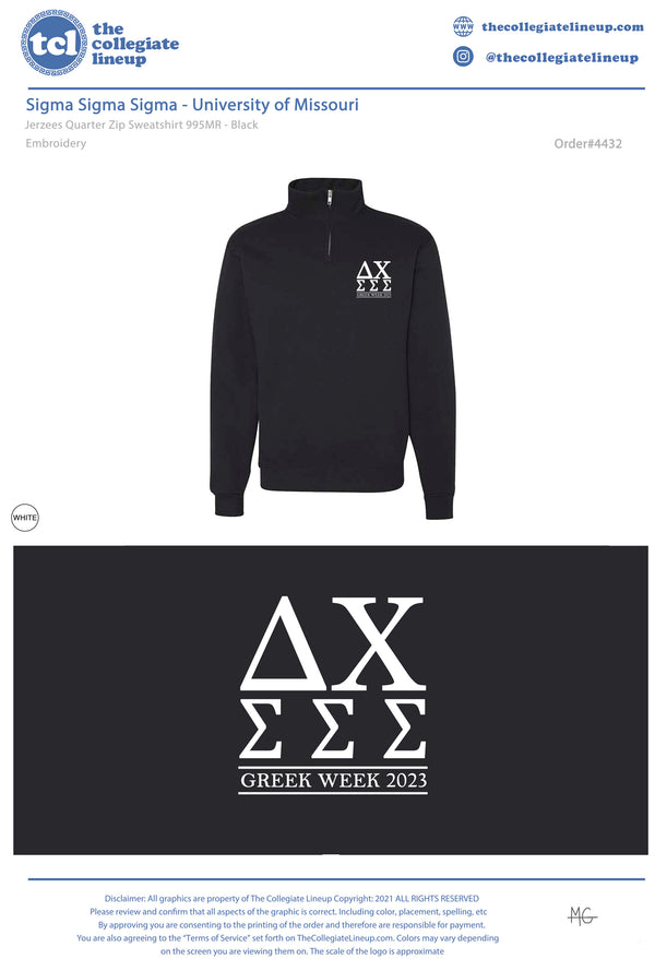Sigma Sigma Sigma University of Missouri #4432